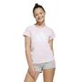 adidas Jg Bl Tee 160 - clpink/white