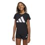adidas Jg Bl Tee 160 - black/white