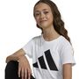 adidas Jg Bl Tee 160 - white/black