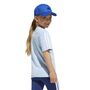 adidas Lk 3S Tee 160 - globlu/white