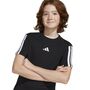 adidas J 3S Tee 160 - black/white