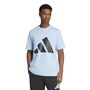 adidas M Bl Sj T - globlu/black