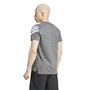 adidas Gym+ 3S Tee - blckme/white