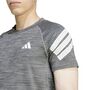 adidas Gym+ 3S Tee - blckme/white