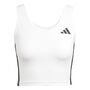 adidas Te 3S Crop Tank - white/black