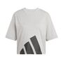 adidas W Bl Sj Bf T - mgreyh/black