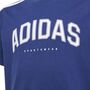 adidas J C Colleg Tee - dkblue