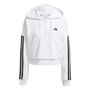adidas W 3S Ft Qz Hd Sweatshirt