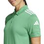 adidas Sq25 C Polo W - teagrn/white