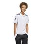 adidas Sq25 C Polo Y - white/black