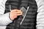 Maul Kuehtai - Steppjacke+Kapuze - black/grey