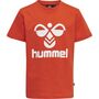 Hummel hmlTRES T-SHIRT S/S - CHERRY TOMATO