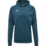 Hummel hmlMOVE GRID COTTON HOODIE - DEEP TEAL
