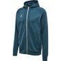 Hummel hmlMOVE GRID COTTON ZIP HOODIE - DEEP TEAL