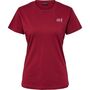 Hummel hmlCOURT COTTON T-SHIRT S/S WOMAN - RHUBARB