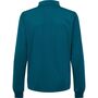 Hummel hmlAUTHENTIC Half Zip Sweat Kids - Blue Coral/sulphur Spring