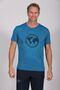 Maul Earth Fresh - 1/2 T-Shirt+Prin - blue