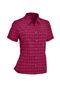 Maul Elbe - 1/2 Bluse Kariert Elast - cherry