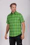 Maul Askim Ii - 1/2 Hemd Karo Elast - gruen