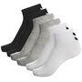 Hummel Hmlchevron 6-Pack  Mid Cut Socks - black/white/grey