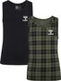 Hummel Hmlnolan tank top 2-pack - dusty olive