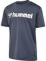 Hummel Hmllogo jersey s/s kids - ombre blue