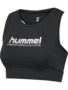 Hummel Hmlpulse logo light support bra - black melange