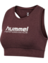 Hummel Hmlpulse logo light support bra - fudge melange