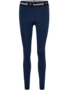 Hummel Hmlpulse mid waist tights - dress blues