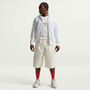 Nike M Nk Club Ft Fz Hoodie - birch heather/white/white