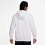 Nike M Nk Club Ft Fz Hoodie - birch heather/white/white