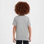 Nike K Nsw Tee Jdi Hbr - dk grey heather