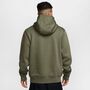 Nike M Nk Club Bb Po Hoodie - medium olive/medium olive/white