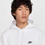 Nike M Nk Club Bb Po Hoodie - white/white/black