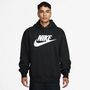Nike M Nk Club Bb Po Gfx Hoodie - black/black/white
