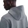 Nike M Nk Club Bb Po Gfx Hoodie - dk grey heather/lt smoke grey/white