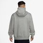 Nike M Nk Club Bb Po Gfx Hoodie - dk grey heather/lt smoke grey/white