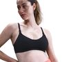 Nike W Nk (M) Alate Minimalist Bra - black/cool grey htr