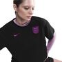 Nike Ent W Nk One Relaxed Df Ss Top - black/vivid purple
