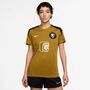 Nike Knvb W Nk Df Strk Ss Top K - bronzine/bronzine/black/white