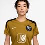Nike Knvb W Nk Df Strk Ss Top K - bronzine/bronzine/black/white