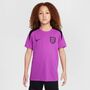 Nike Ent Y Nk Df Strk Ss Top K - vivid purple/black/black