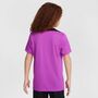 Nike Ent Y Nk Df Strk Ss Top K - vivid purple/black/black