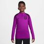 Nike Ent Y Nk Df Strk Drill Top K - vivid purple/black/black