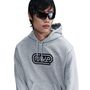 Nike M Nk Club Ft Hoodie Font Gx - dk grey heather/lt smoke grey/black
