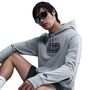 Nike M Nk Club Ft Hoodie Font Gx - dk grey heather/lt smoke grey/black