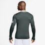 Nike Cfc M Nk Df Strk Drill Top K - outdoor green/phantom/phantom