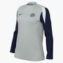 Nike Inter Wnk Df Strk Crew Top K - grey haze/blue void/ghost aqua/blue