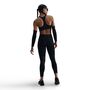 Nike W Nk Df Fast Mr 7/8 Tgt Nvlt - black/reflective silv
