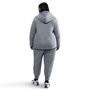 Nike W Nsw Tch Flc Wr Fz Hdy 2 - dk grey heather/black